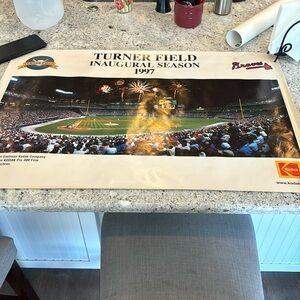 Atlanta Braves Turner Field Inaugural Season 1997 Poster